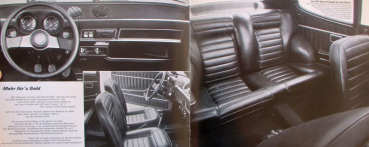 Fiat 128 Sport Coupe Modelprogram 1972 "Die sportlichen Vier" Carbrochure (10324)